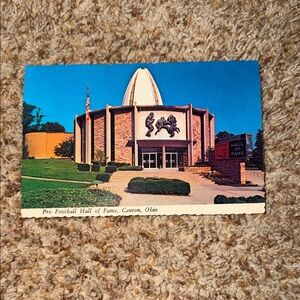 Postcard Pro Football Hall Of Fame Canton Ohio USA